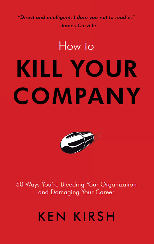 How to Kill Your Company Book Cover
